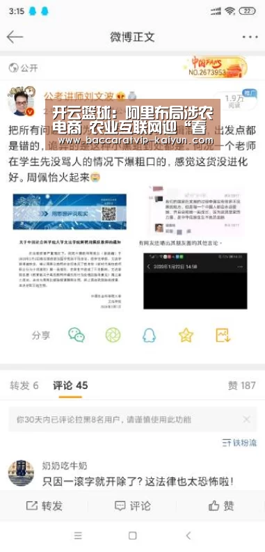 开云篮球:阿里布局涉农电商 农业互联网迎“春天”(图4) 开云赛事
